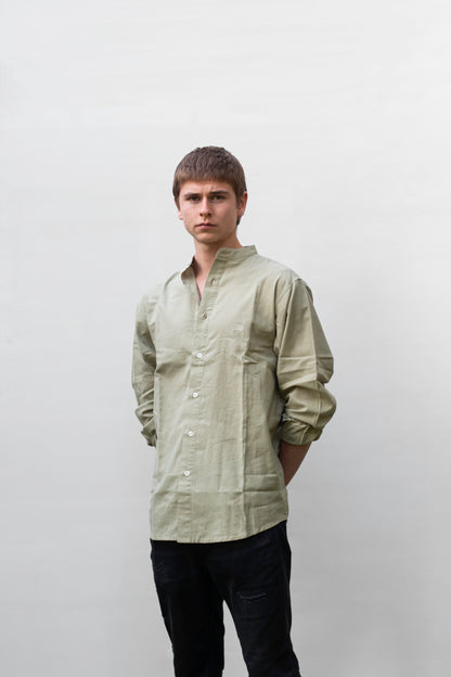 Camisa Mao Lime Lagoon